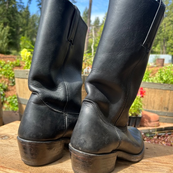 Black Mens Frye Nash Roper size 9 Tall Boots main image 5